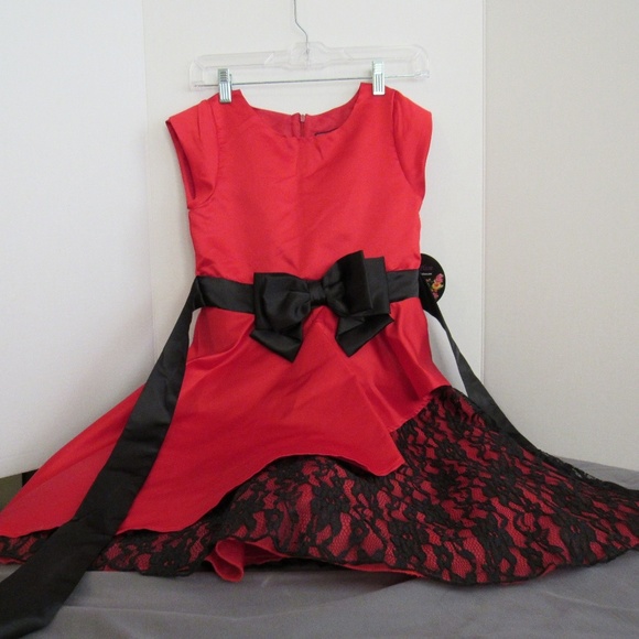 NWT Kids Formal Red Dress - Picture 2 of 8